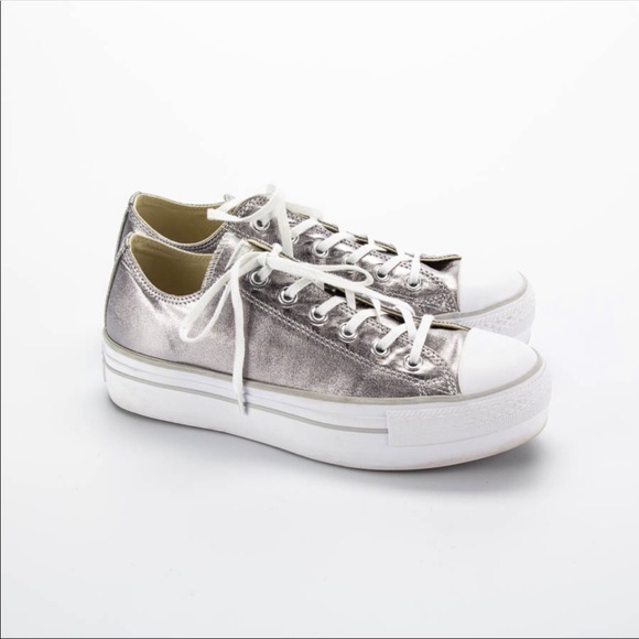 converse platform metallic converse platform metallic